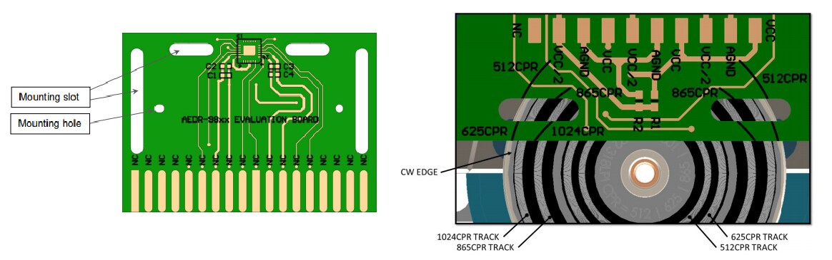 Broadcom HEDS-9830EVB Evaluation Board Broadcom HEDS-9830EVB Evaluation Board